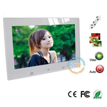 New design 10 inch simple function digital photo frame